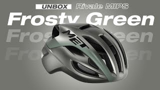 Unbox MET Rivale MIPS 2023 frosty green color The best Aeroroad Helmet [upl. by Bendicty509]