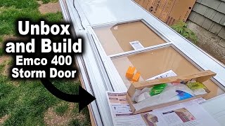 How to Prep Emco 400 Series Storm Door for Install  The Fixer Clips [upl. by Aivull]