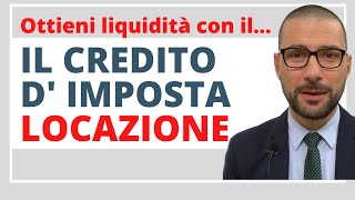 Credito dimposta locazione Bonus affitto 2020 [upl. by Earas]