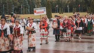 XIV Ogólnopolski Zjazd Kół Gospodyń Wiejskich w licheńskim sanktuarium [upl. by Nebur]