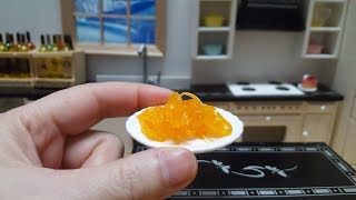 Mini food อาหารจิ๋ว ฝอยทอง Golden Egg Yolk Threads [upl. by Jacobs961]