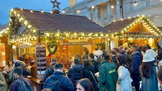 London Christmas Market amp Lights 2023  Mayfair Luxury Christmas Shopping  London Winter Walk 4K [upl. by Aniez]