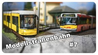 Modellstraßenbahn 7 • Straßenbahn im Modell • Modelleisenbahn • model railroading • trams [upl. by Nnylkoorb]