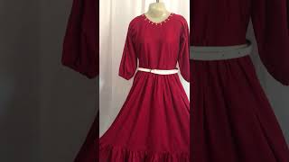 red maxi design designermusic beautifuldressdesign dress fashionmusic fashiondesignlatest [upl. by Elyac]