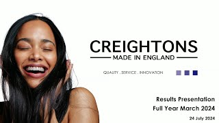 Creightons CRL FY24 results presentation  July 2024 [upl. by Aseneg]