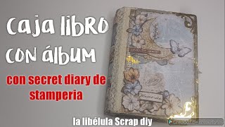 Caja libro con Secret Diary de Stamperia [upl. by Christabelle]