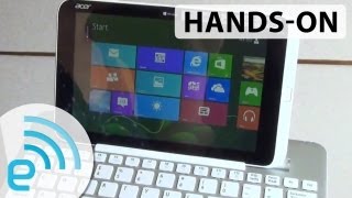 Acer Iconia W3 handson  Engadget at Computex 2013 [upl. by Aikahs198]