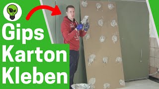 Gipskarton Kleben ✅ ULTIMATIVE ANLEITUNG Wie Rigipsplatten an Wand Kleben amp mit Perlfix Anbringen [upl. by Volney855]