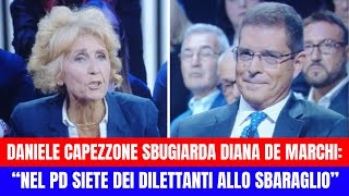 CAPEZZONE CONTRO DE MARCHI DEL PD quotIL VOSTRO MODO DI FARE POLITICA COINCIDE CON PROBLEMIquot [upl. by Eneluqcaj]