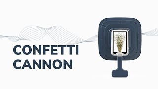 Confetti cannon sound visualization  Sorama Acoustic Camera [upl. by Downe]