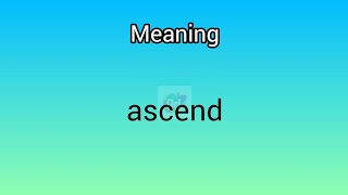 ascend meaning in English amp Telugu  Googul Dictionary dictionary meanings telugu english [upl. by Malamud]