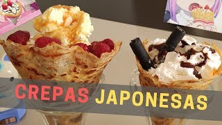 Como hacer Crepas Japonesas 🍡 🥞 [upl. by Ileek]