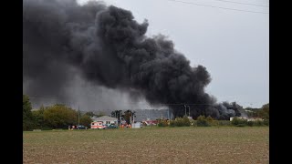 Großbrand bei AVR in Wiesloch [upl. by Anitsej]