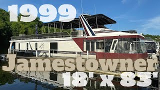 1999 Jamestowner 18 x 83 Houseboat for Sale by HouseboatsBuyTerrycom [upl. by Breena]