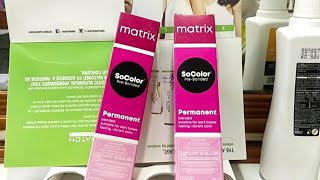 Matrix SoColor 12N amp 5G Highlight Colour  Easy Tutorial  Saniya Beauty Studios [upl. by Airotnes]