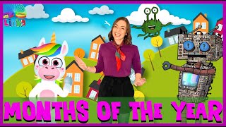 Months of the year song for kids  English Months song for children  Kindergarten Months song [upl. by Adnanref]