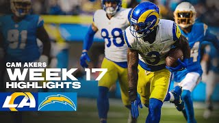 Highlights Rams RB Cam Akers Best Plays From His 133Yard Game vs Chargers In Week 17 [upl. by Akaya]