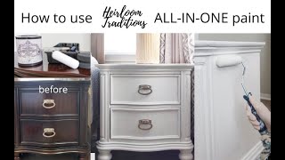 Heirloom Traditions ALL IN ONE paint THINGS TO KNOW BEFORE USING [upl. by Enram]