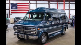 1993 Chevrolet G20 Conversion Van For Sale  Walk Around Video 55k Miles [upl. by Anilram257]