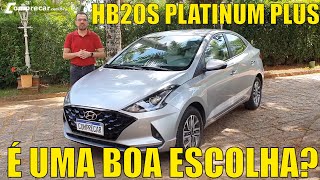 Hyundai HB20S Platinum Plus 10 Turbo AT 2022  É uma boa escolha [upl. by Gyatt]