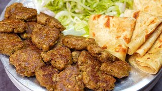 Lucknow Tunday Kabab Parathe Recipe  The Signature Dish Of Lucknow  Galouti Kebab Recipe [upl. by Aniger616]