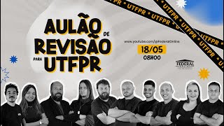 AULÃO DE REVISÃO PARA UTFPR [upl. by Casar98]