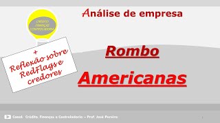 Empresas V012  Rombo no balanço das Lojas Americanas [upl. by Ansev]