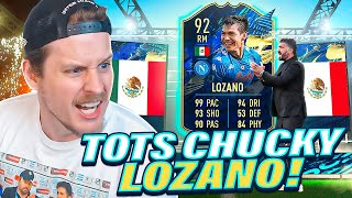 OMG TOTS CHUUCKY 92 TOTS LOZANO PLAYER REVIEW FIFA 21 Ultimate Team [upl. by Christin]