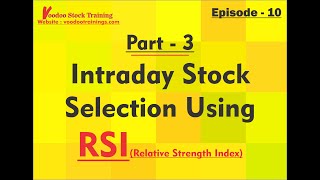 Intraday Stock Selection Using RSI  Secrets Of RSI  Best Intraday Stock Selection Strategy [upl. by Nodnrb]