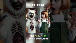 The beautiful cats transformation into a zombie What happens to the girl 🙀🧟‍♂️🍭💚kitten ai [upl. by Anerhs591]