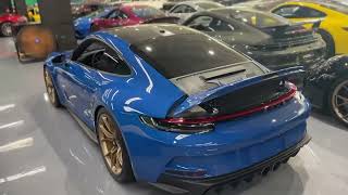 Shark blue 992 GT3 and 991 RS  Porsche GT heaven [upl. by Ilellan970]