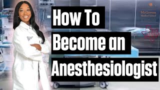 HOW to BECOME an ANESTHESIOLOGIST  What is ANESTHESIA  Why I chose to be an ANESTHESIOLOGIST [upl. by Berhley]