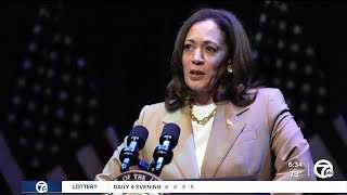 Big Election Week ahead for Michigan with Vice President Harris set to campaign at UAW rally [upl. by Bove787]