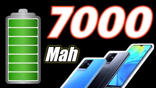 7000 Mah Battery Mobile Phones🔥 [upl. by Aiynot]