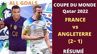 Résumé FRANCE vs ANGLETERRE 21 coupe du monde 2022  Résumé France vs Angleterre 2022 et Buts [upl. by Lana81]