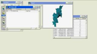 step By stapการใช้งานArcView GIS 33การ jon 2ไฟส์dbf [upl. by Ocram]