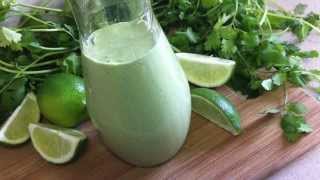 Homemade Cilantro Lime Dressing  Salad Dressing Recipe Cinco de Mayo [upl. by Lietman949]