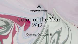 Color of the Year and Color Trends 2024 is Coming  Benjamin Moore [upl. by Rombert]