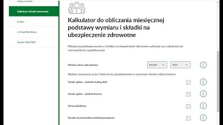 Kalkulator składki zdrowotnej ZUS [upl. by Nielsen208]