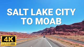 Salt Lake City to Moab Utah  Complete Scenic Drive  2024  4K [upl. by Willabella]