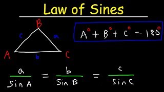 Law of Sines Basic Introduction AAS amp SSA  One Solution Two Solutions vs No Solution Trigonomet [upl. by Wendeline]