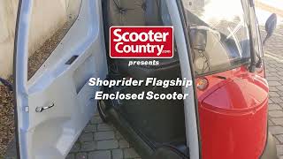 Shoprider Enclosed Scooter Overview  Scooter Country [upl. by Ahseat]