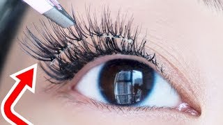 Dont Wear False Lashes Again Until You Try This TRICK [upl. by Amein233]