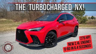 The 2022 Lexus NX 350 FSport Is A Solidly MidPack Turbocharged Luxury SUV [upl. by Breech]