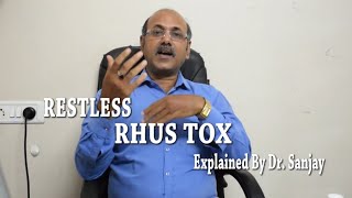 Restless Rhus Tox Poison Oak Explained By Dr Sanjay HINDI [upl. by Trudnak441]