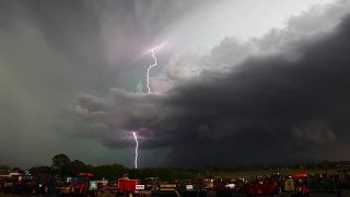 3rd December 2016 Kyogle to Beaudesert Supercell [upl. by Ocinom51]