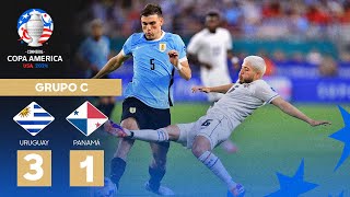 Copa América 2024  Uruguay 31 Panamá  Grupo C [upl. by Aicened310]