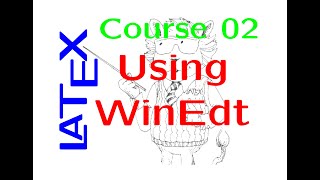 How to create a LaTeX project in WinEdt 55 [upl. by Eceinaj]