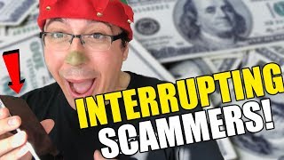 CONSTANTLY INTERRUPTING SCAMMERS Phone Prank [upl. by Nowd]