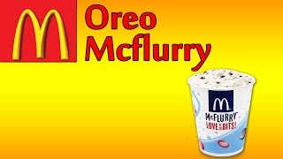 ♦ McDonalds Oreo McFlurry ♦ The Fast Food Review ♦ [upl. by Tania]